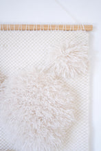 Load image into Gallery viewer, Woven Wall Hanging & Fiber Art - CLOUDS -