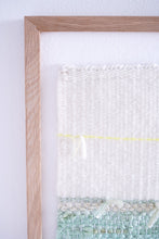 Load image into Gallery viewer, Framed Woven Fiber Art - Mint + Sage -