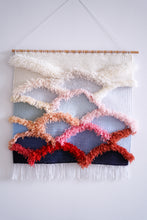 Load image into Gallery viewer, Large Woven Wall Hanging & Fiber Art - MORNING SKIES -