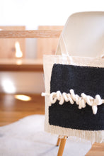Load image into Gallery viewer, Canvas Tote Bag x Fiber Art 'LOOPS'