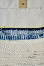 Load image into Gallery viewer, Large Canvas Tote x Fiber Art 'DENIM'