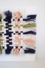 Load image into Gallery viewer, Canvas x Fiber Art - basket weave -