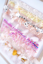 Load image into Gallery viewer, Framed Woven Fiber Art - PINKS -