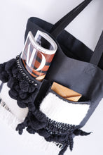 Load image into Gallery viewer, Canvas Tote Bag x Fiber Art 'POCKETS II'