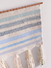 Load image into Gallery viewer, Large Woven Wall Hanging & Fiber Art - STRIPES -