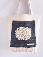 Load image into Gallery viewer, Canvas Tote Bag x Fiber Art 'BLOOMING'