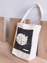 Load image into Gallery viewer, Canvas Tote Bag x Fiber Art 'BLOOMING'