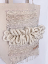 Load image into Gallery viewer, Canvas Tote Bag x Fiber Art 'LOOPS'