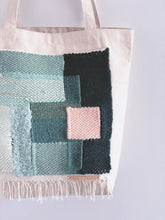 Load image into Gallery viewer, Canvas Tote Bag x Fiber Art 'FOREST'