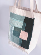 Load image into Gallery viewer, Canvas Tote Bag x Fiber Art 'FOREST'