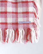 Load image into Gallery viewer, Canvas Tote Bag x Fiber Art 'PLAID PINK'