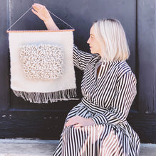 Load image into Gallery viewer, Large Woven Wall Hanging & Fiber Art - ZEN -