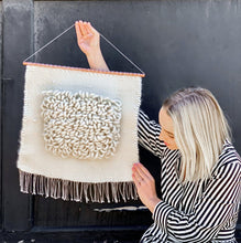 Load image into Gallery viewer, Large Woven Wall Hanging & Fiber Art - ZEN -