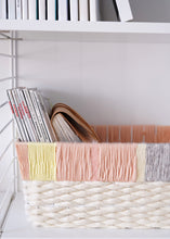 Load image into Gallery viewer, Storage Bin x Fiber Art 'MILK + HONEY' (large)
