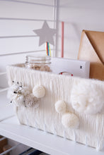Load image into Gallery viewer, Storage Bin x Fiber Art 'POM POM' (medium)