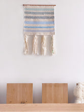 Load image into Gallery viewer, Large Woven Wall Hanging & Fiber Art - STRIPES -
