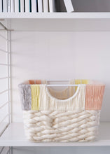 Load image into Gallery viewer, Storage Bin x Fiber Art 'MILK + HONEY' (large)