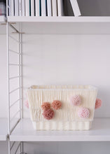 Load image into Gallery viewer, Storage Bin x Fiber Art 'POM POM' (small)