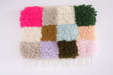 Load image into Gallery viewer, Large Woven Wall Hanging & Fiber Art - CHECKERBOARD -