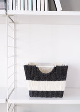 Load image into Gallery viewer, Storage Bin x Fiber Art 'CHECKERBOARD' (small)