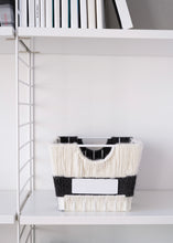 Load image into Gallery viewer, Storage Bin x Fiber Art 'CHECKERBOARD' (small)