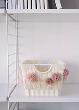 Load image into Gallery viewer, Storage Bin x Fiber Art 'POM POM' (small)