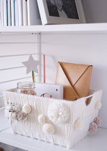 Load image into Gallery viewer, Storage Bin x Fiber Art 'POM POM' (medium)