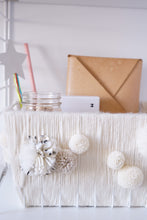 Load image into Gallery viewer, Storage Bin x Fiber Art 'POM POM' (medium)