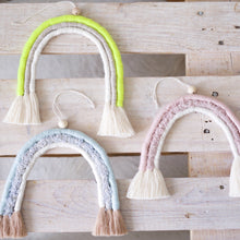 Load image into Gallery viewer, Fiber Art - RAINBOWS (set of 3) -