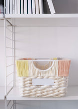 Load image into Gallery viewer, Storage Bin x Fiber Art 'MILK + HONEY' (large)