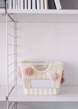 Load image into Gallery viewer, Storage Bin x Fiber Art 'POM POM' (small)