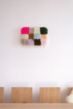 Load image into Gallery viewer, Large Woven Wall Hanging & Fiber Art - CHECKERBOARD -