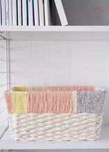 Load image into Gallery viewer, Storage Bin x Fiber Art 'MILK + HONEY' (large)