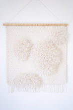 Load image into Gallery viewer, Woven Wall Hanging &amp; Fiber Art - CLOUDS -
