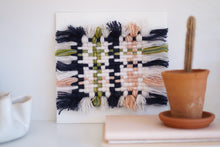 Load image into Gallery viewer, Canvas x Fiber Art - basket weave -

