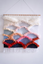 Load image into Gallery viewer, Large Woven Wall Hanging &amp; Fiber Art - MORNING SKIES -
