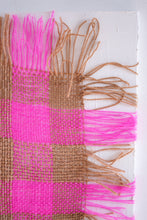 Load image into Gallery viewer, Canvas x Fiber Art - NEON PLAID -
