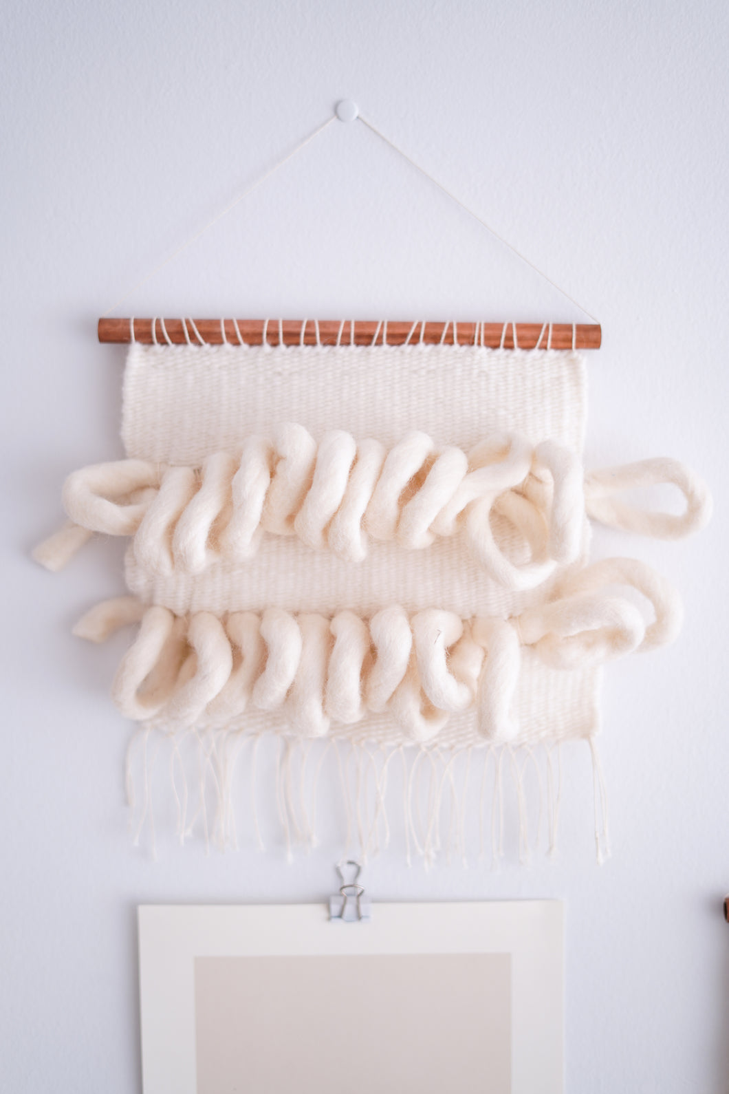 Woven Wall Hanging & Fiber Art - LOOPS -