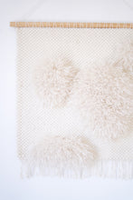 Load image into Gallery viewer, Woven Wall Hanging &amp; Fiber Art - CLOUDS -
