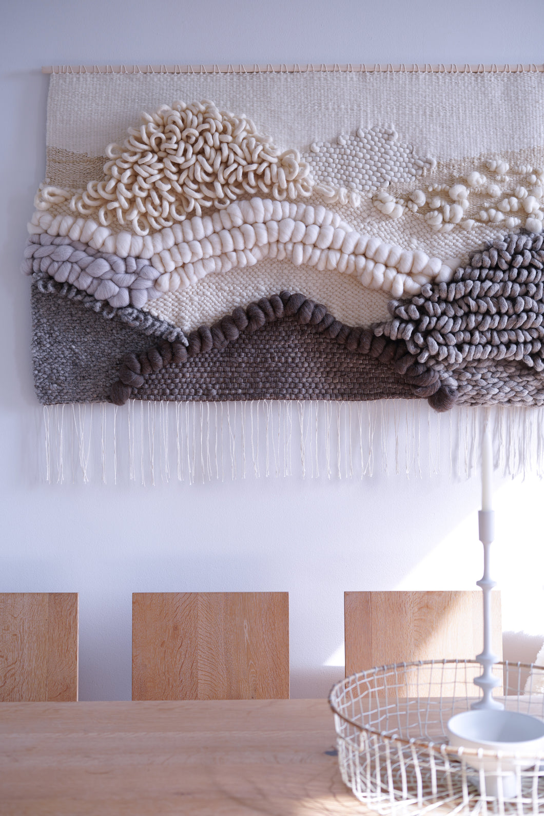 Custom Woven Wall Hanging & Fiber Art - LUSHNESS -