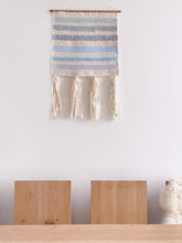 Load image into Gallery viewer, Large Woven Wall Hanging &amp; Fiber Art - STRIPES -

